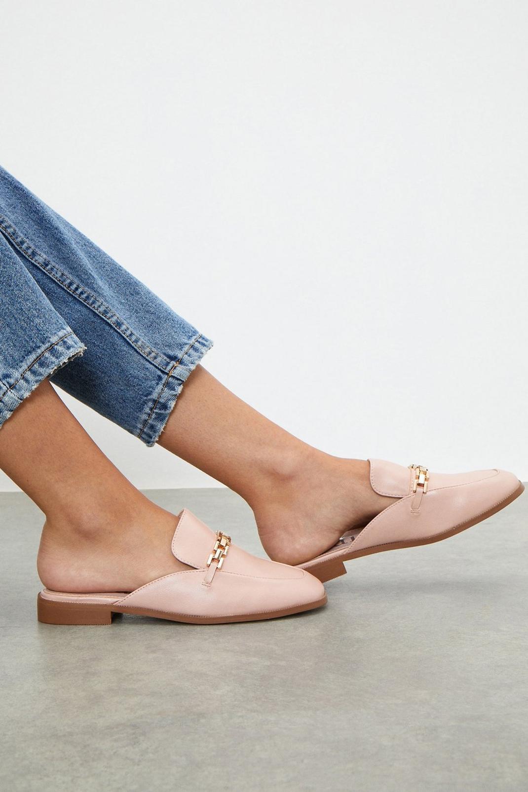 Blush Faith: Liberty Mule Loafers image number 1