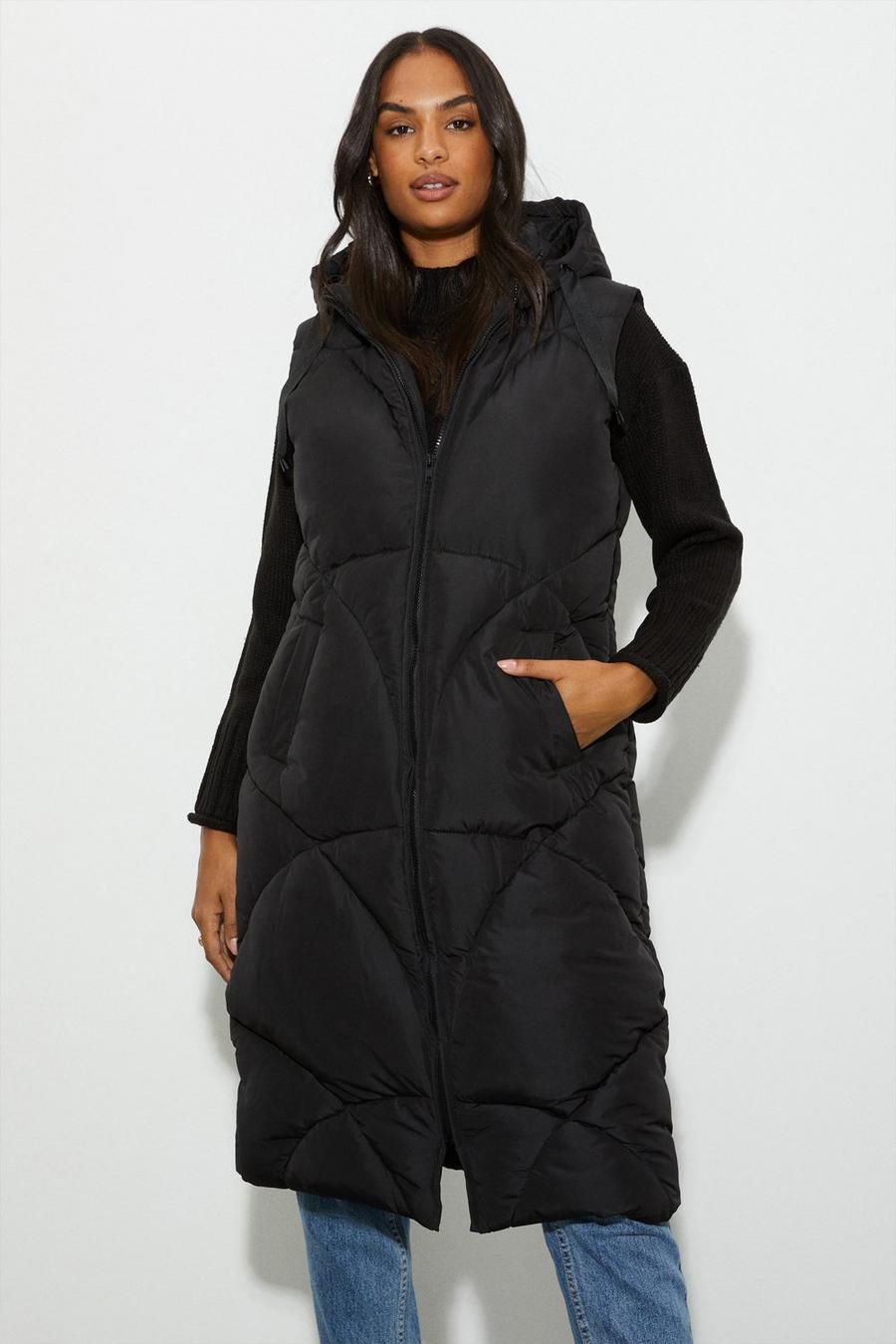 Maxi Hooded Padded Gilet