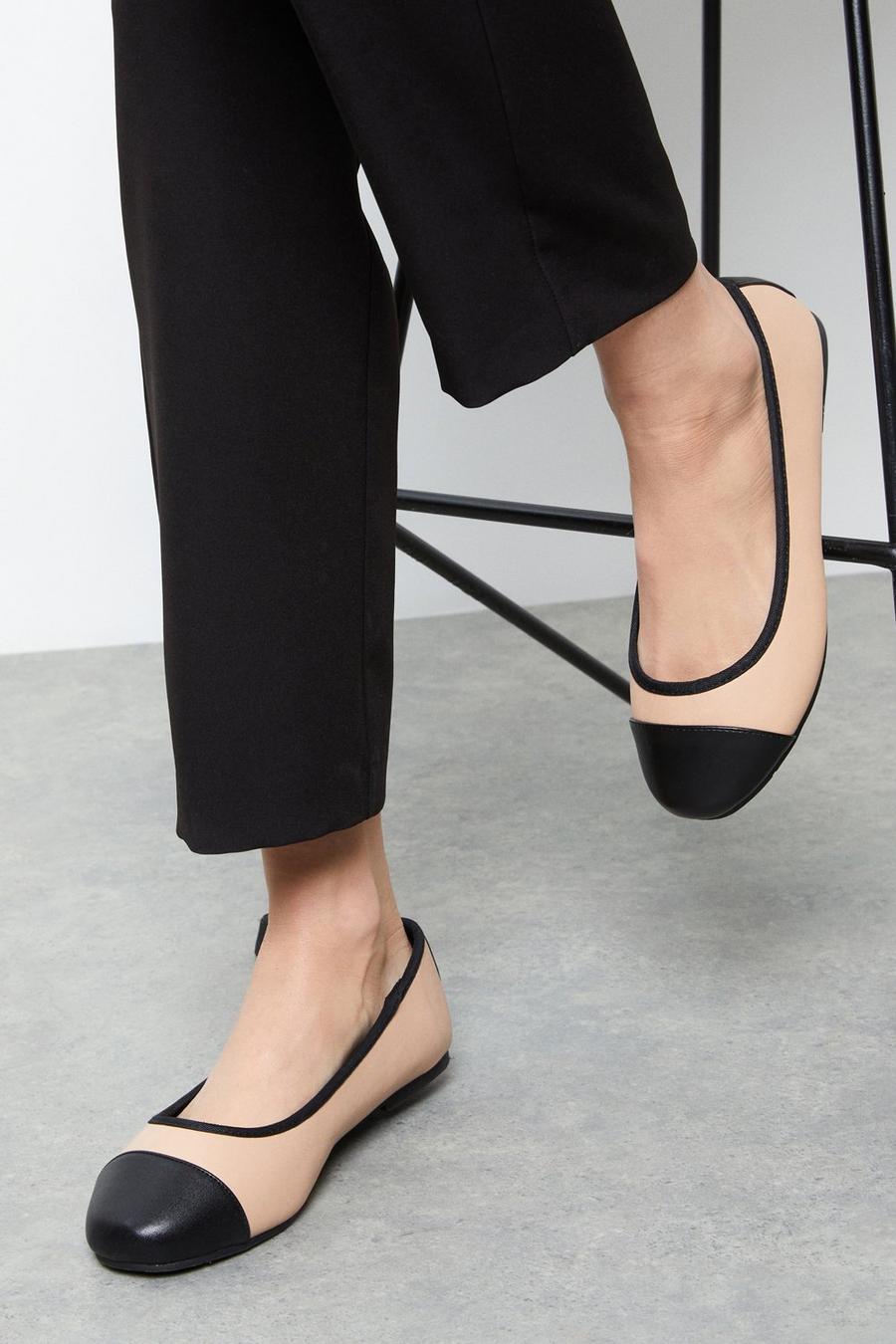 Good For The Sole: Wide Fit Tilly Ballet Pumps
