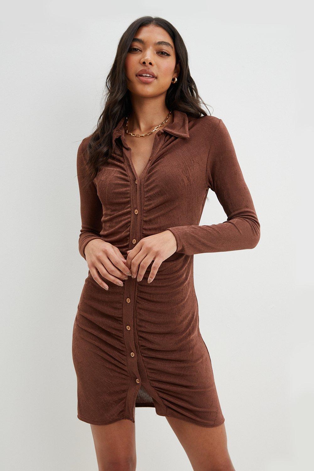 mini shirt dress women