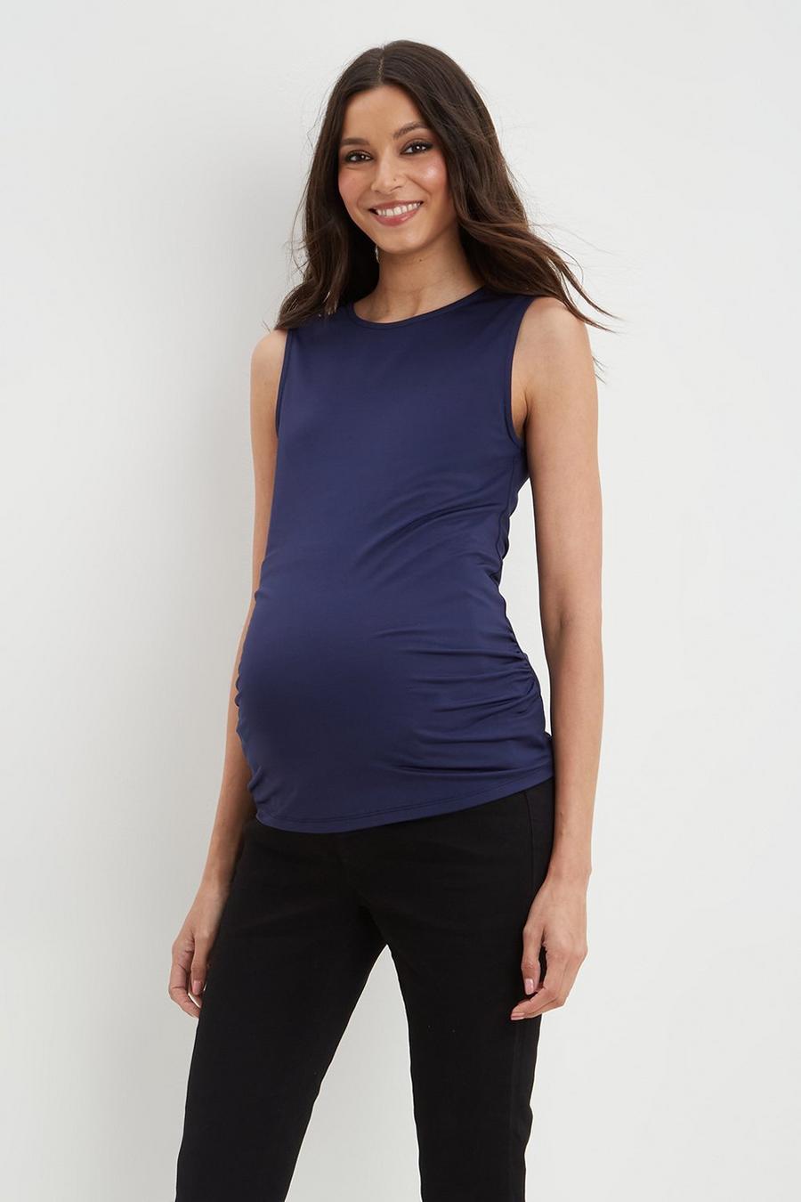 Maternity Supersoft Jersey Drape Top