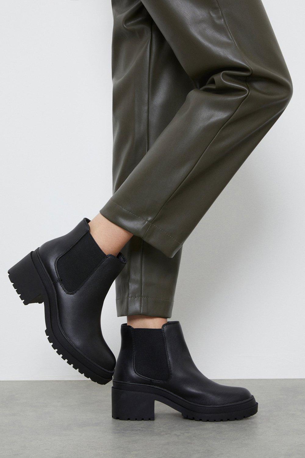 atlas leather chelsea boots