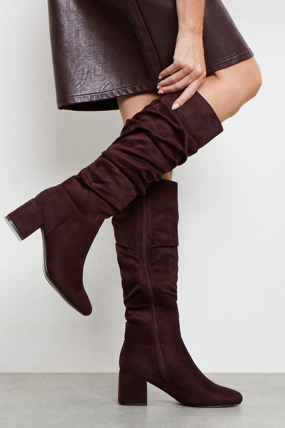 miss selfridge peep toe boots