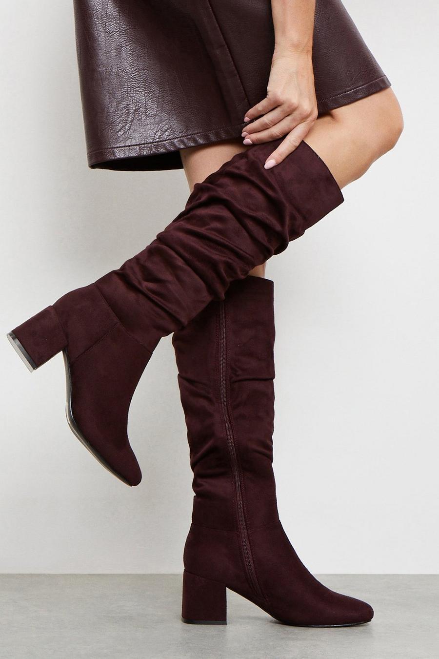 Wide Fit Kayenne Ruched Long Boots