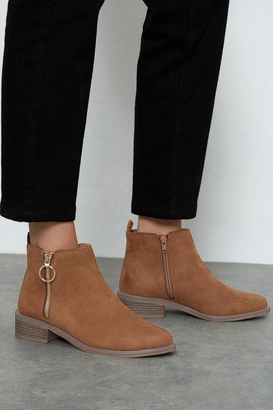 Memphis Side Zip Ankle Boot