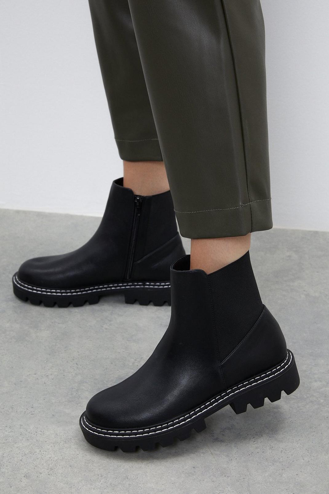 Black Faith: Sugar Ankle Boots image number 1