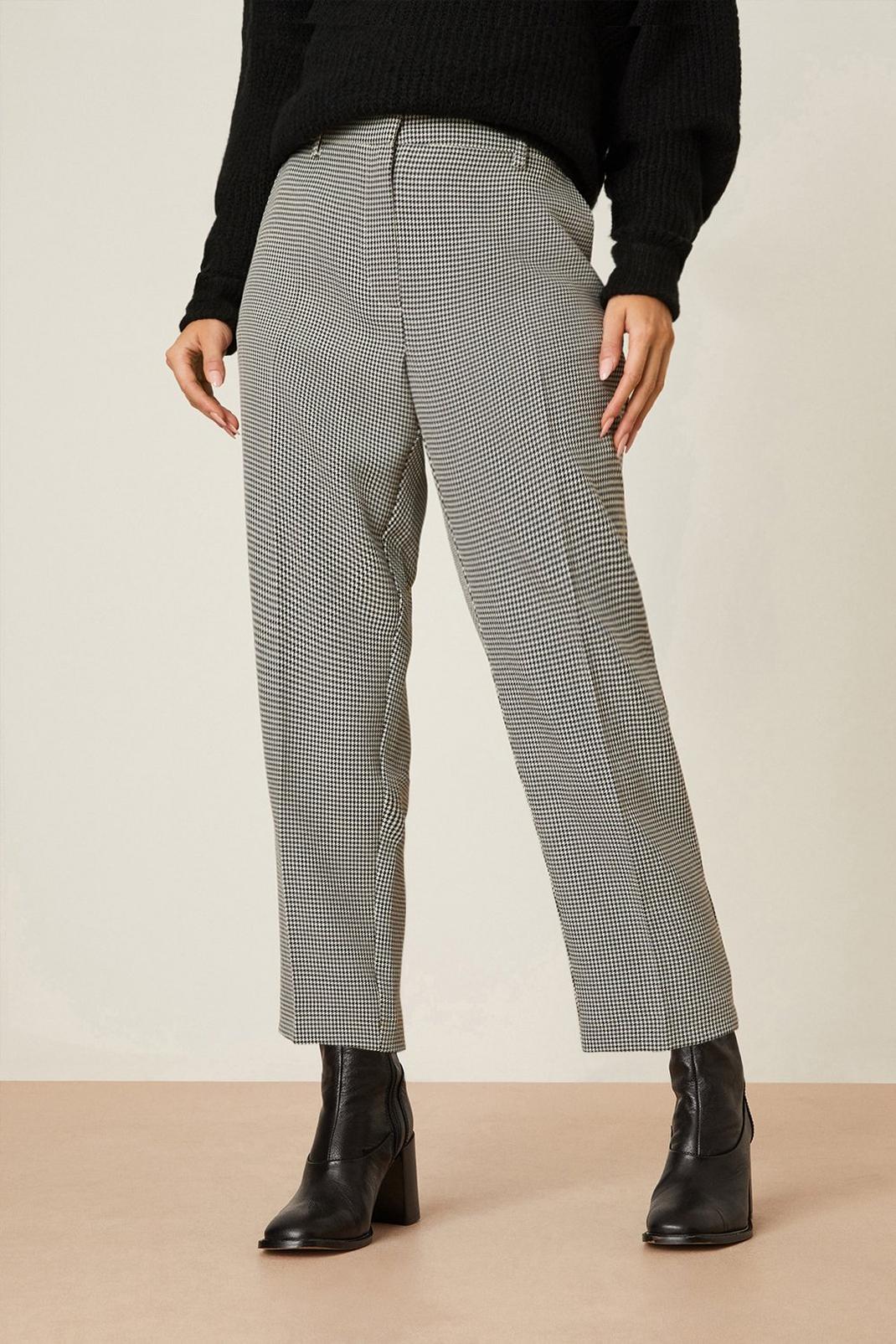 Mono Petite Dogtooth Check Ankle Grazer image number 1