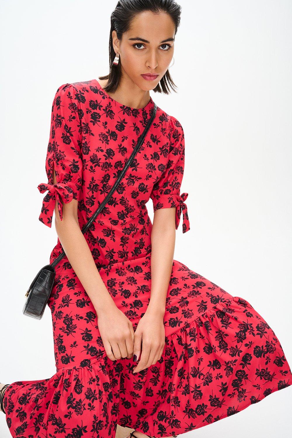 red leopard print dress dorothy perkins