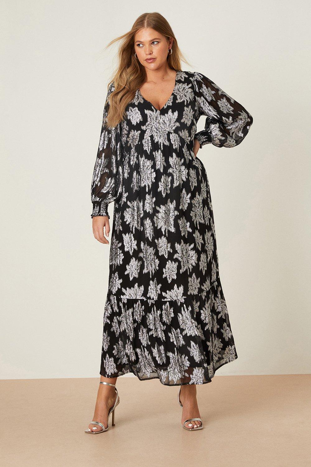 smock chiffon dress