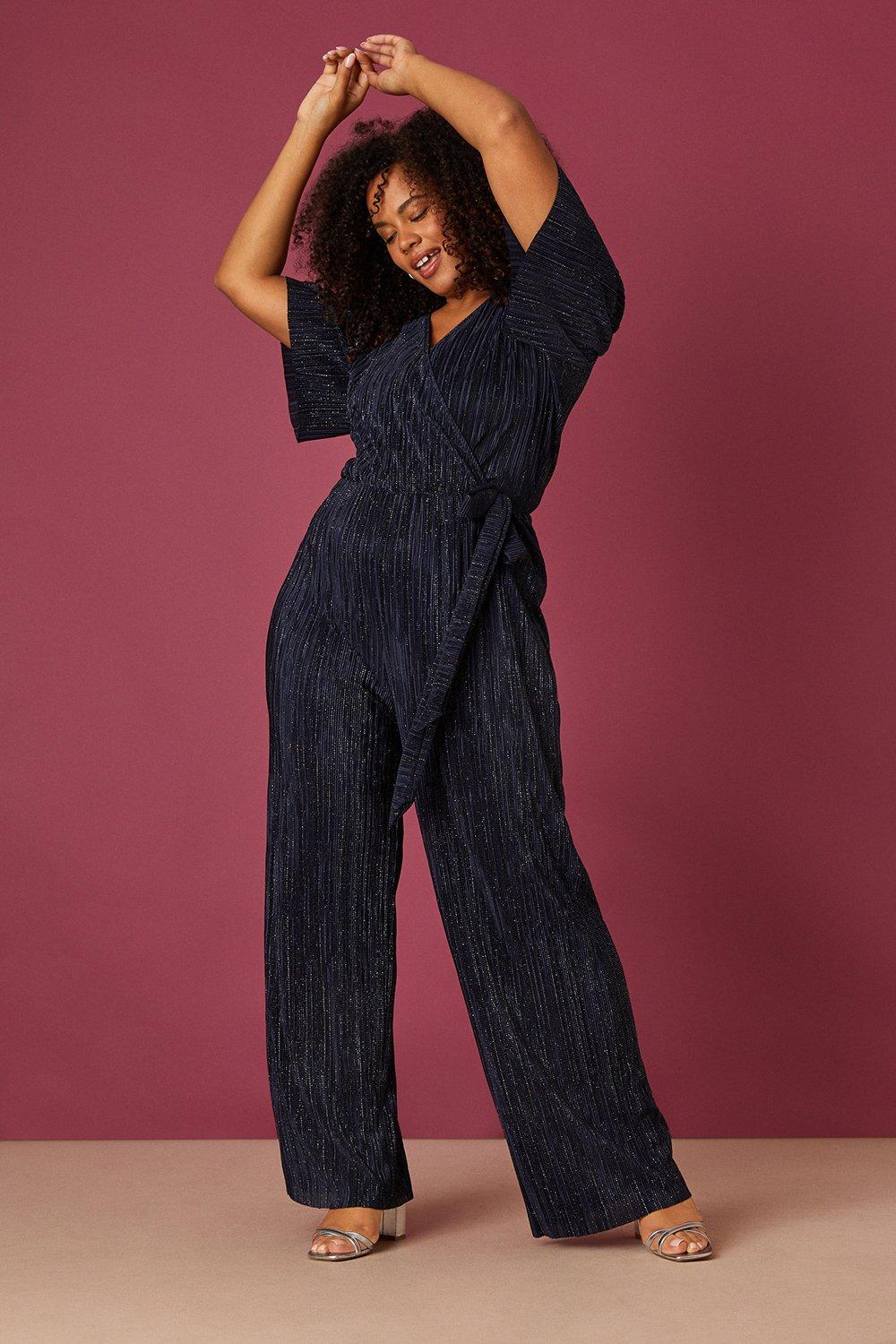 plisse jumpsuits