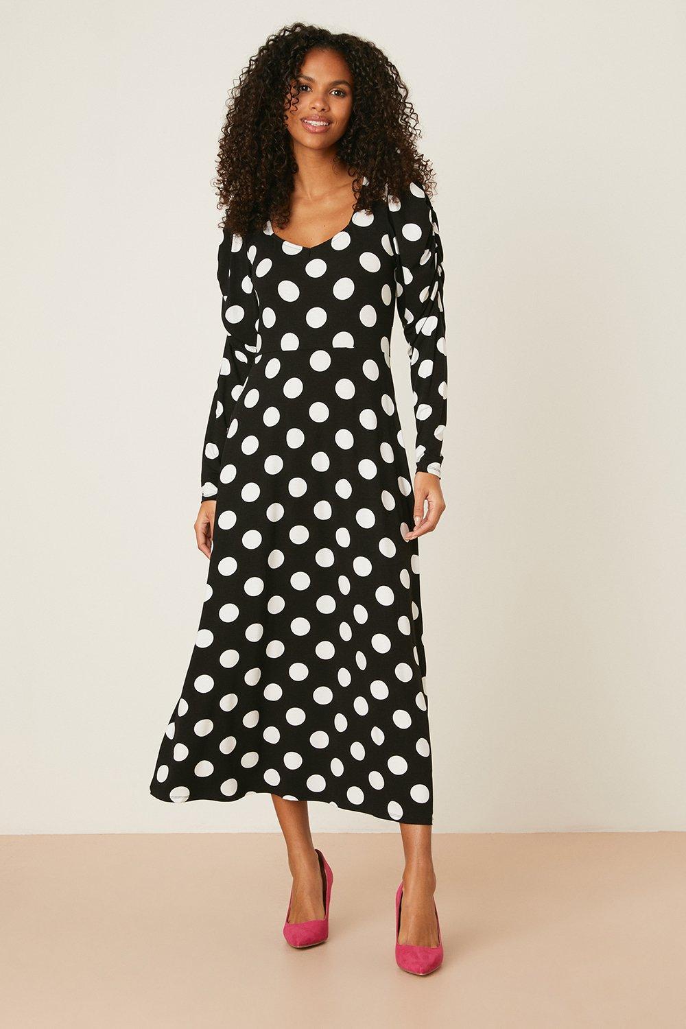 evans spotty dress