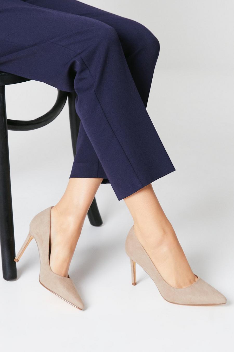 Dash Pointed Toe Court Shoes