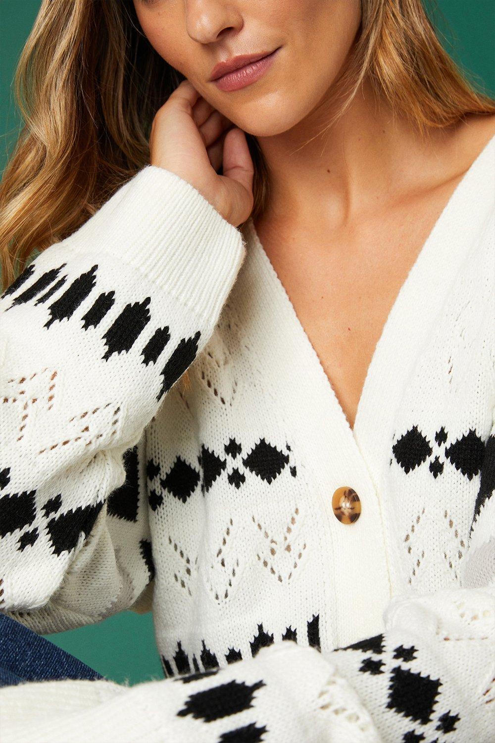 Fairisle Cardigan | Dorothy Perkins EU Buy Fairisle Cardigan for EUR 20.00 | Dorothy Perkins EU