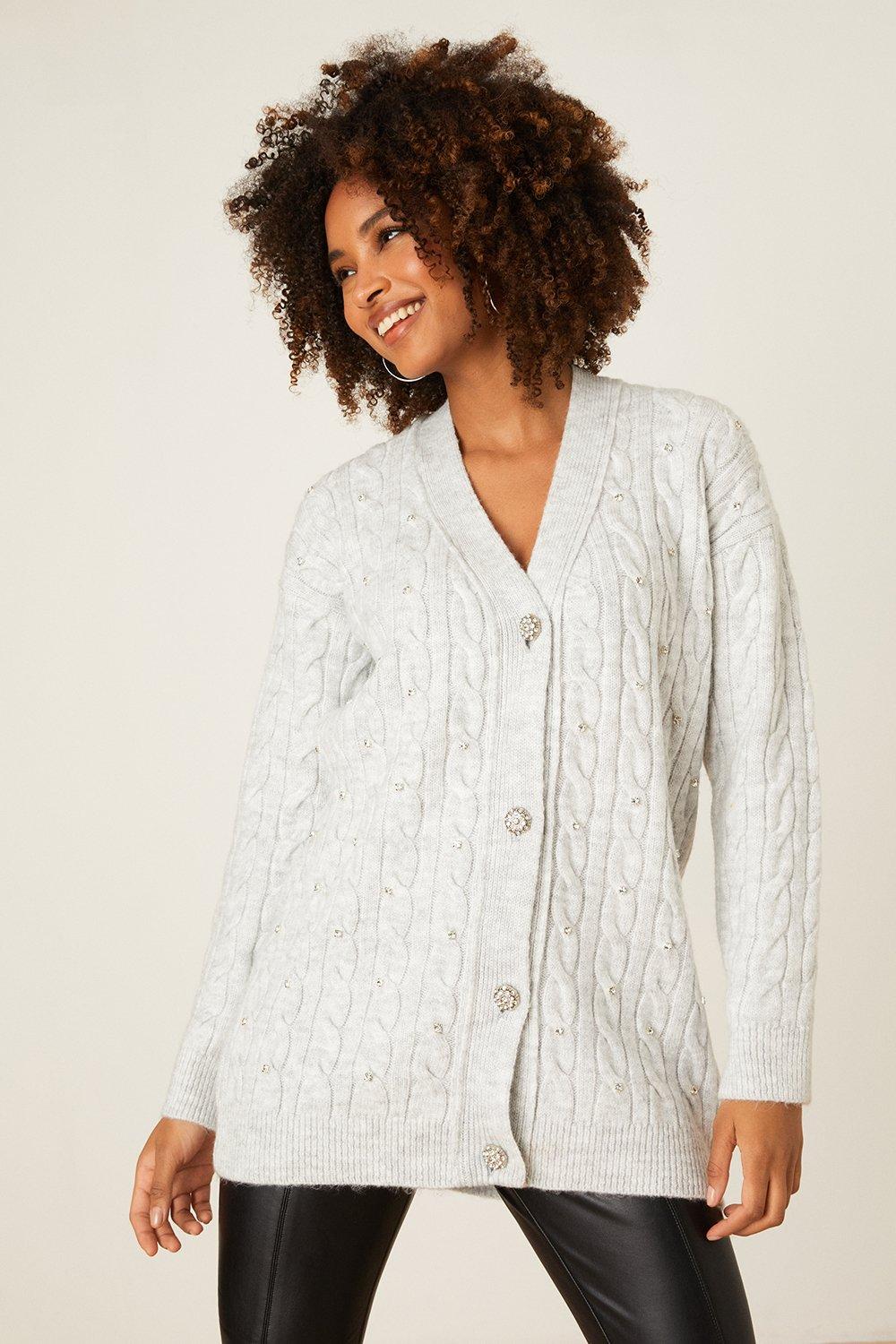 vince square neck cashmere cardigan