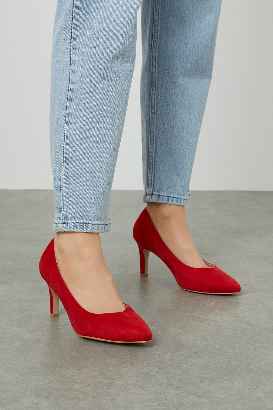 Good For The Sole: Extra Wide Fit Emily Court Shoes