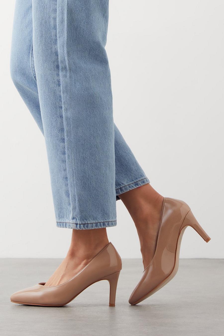 Good For The Sole: Wide Fit Emily Court Shoes