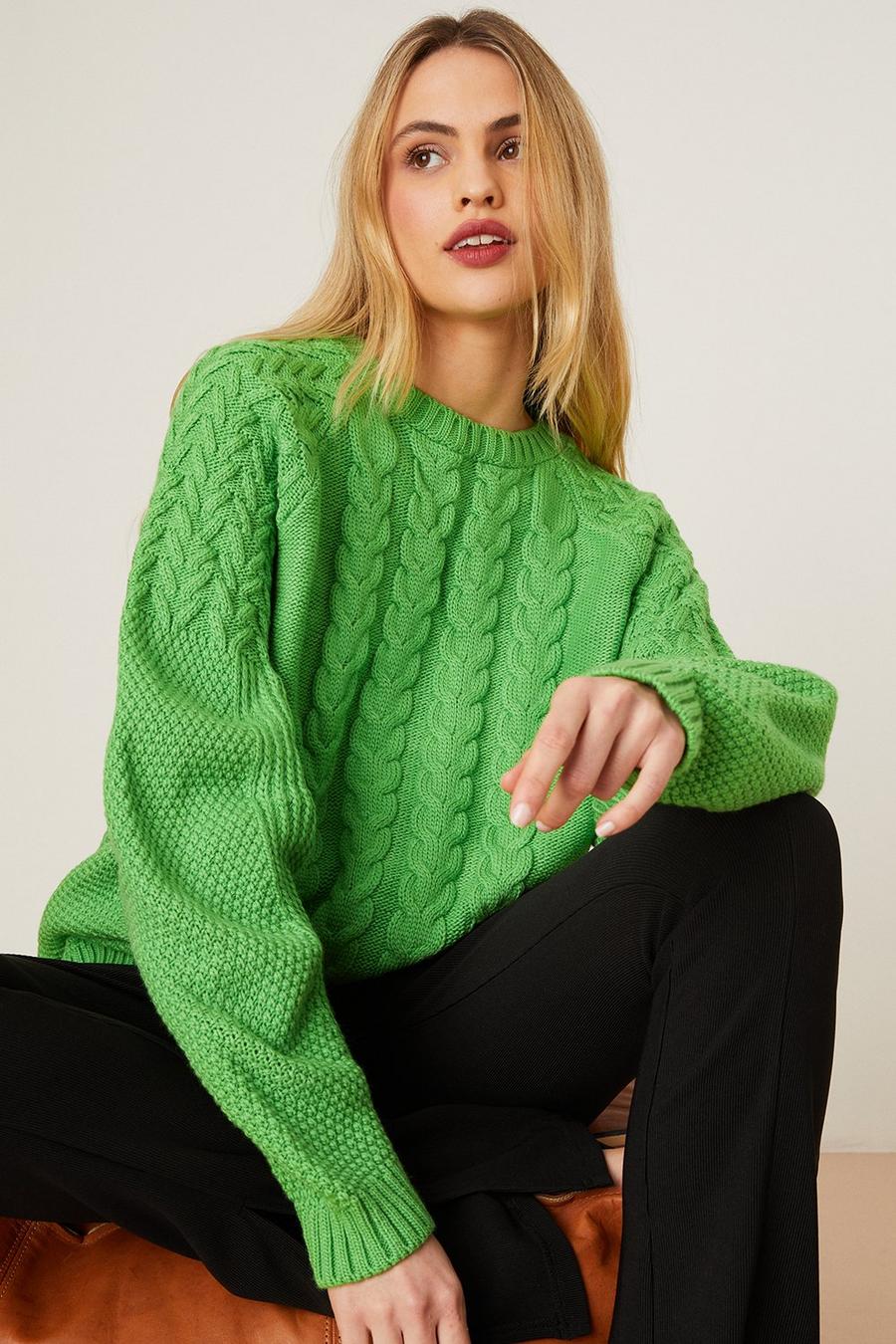 Cable Knitted Jumper