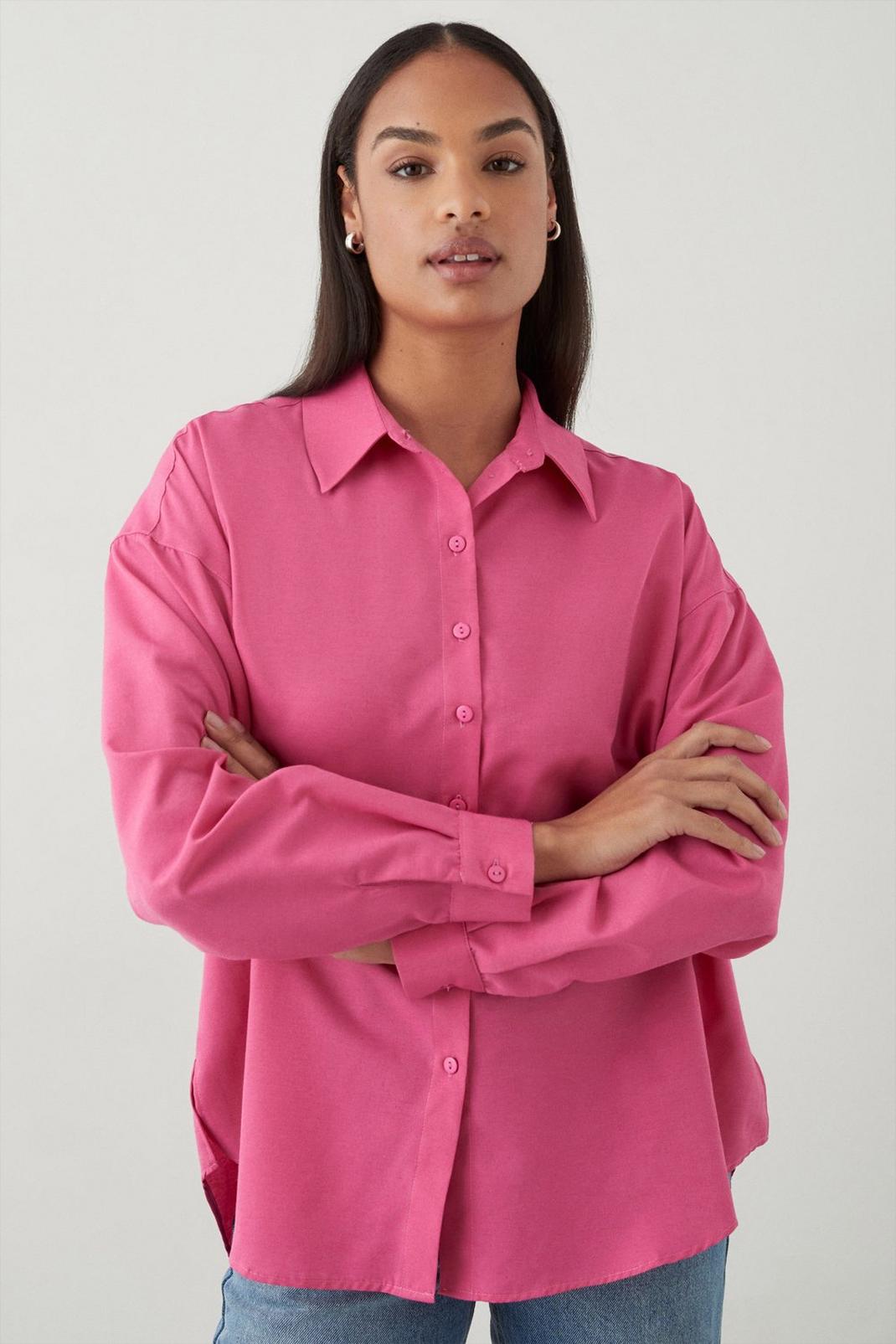 Pink Poplin Shirt image number 1