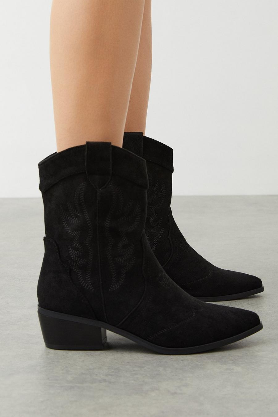 Anita Low Rise Western Boots