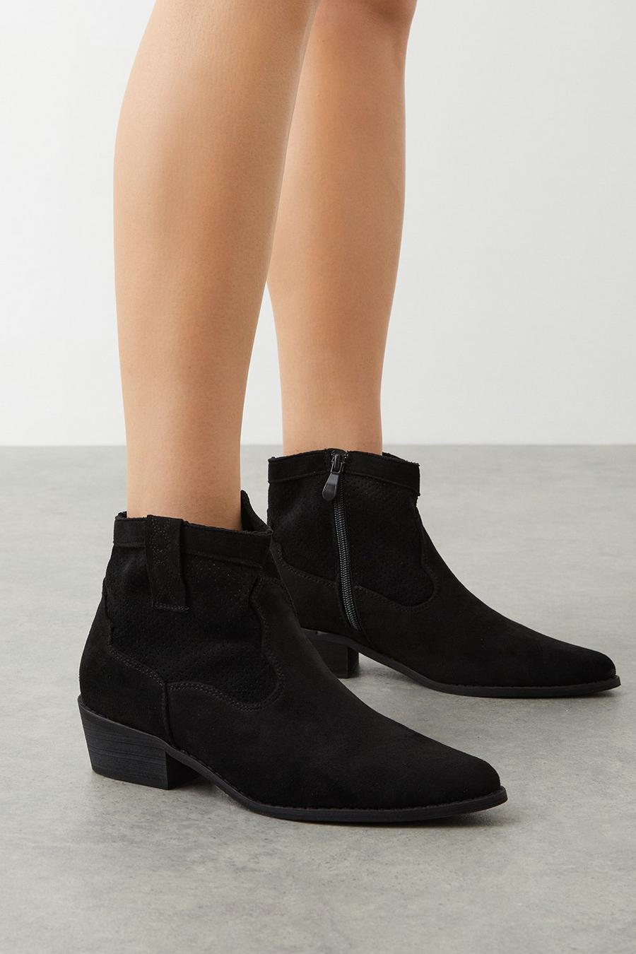 Ada Ankle Western Boots