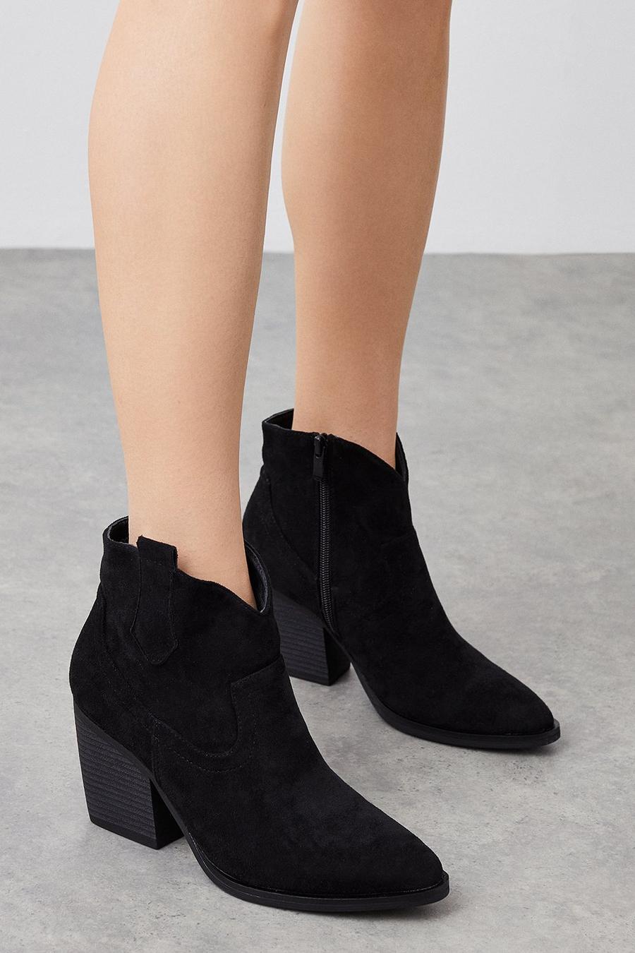 Ash Low Ankle Western Boots