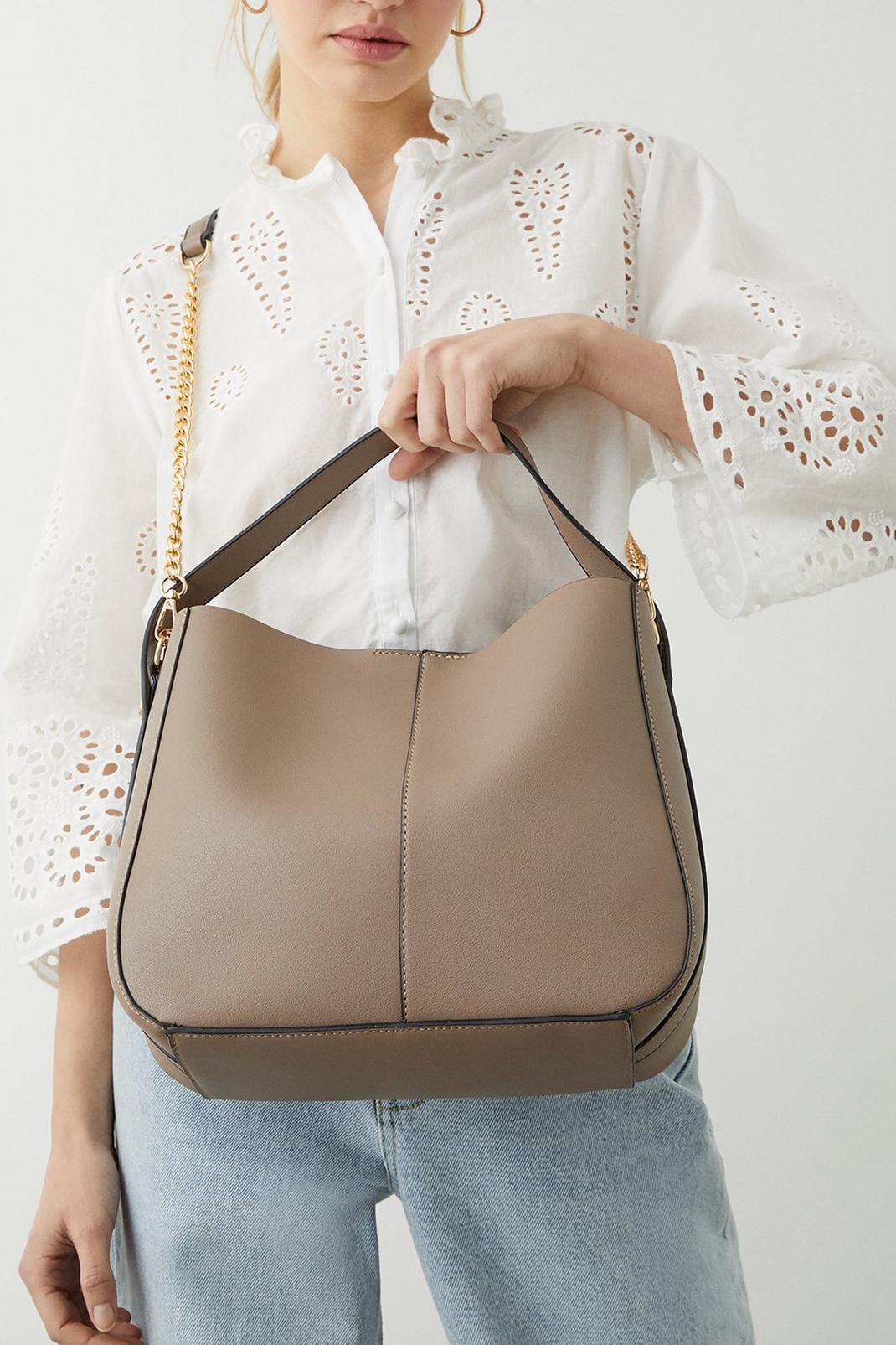 Taupe Thea Tote & Purse Bag image number 1