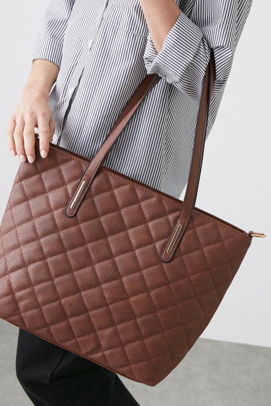 Faith: Arabella Quilted Tote Bag