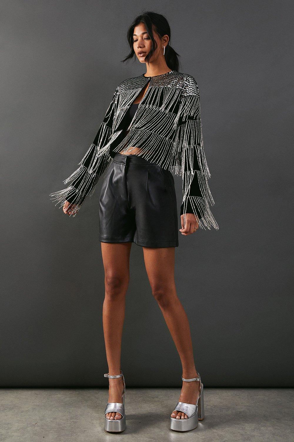 MAISON SPECIAL Fringe Stripe Mod Coat メンズ