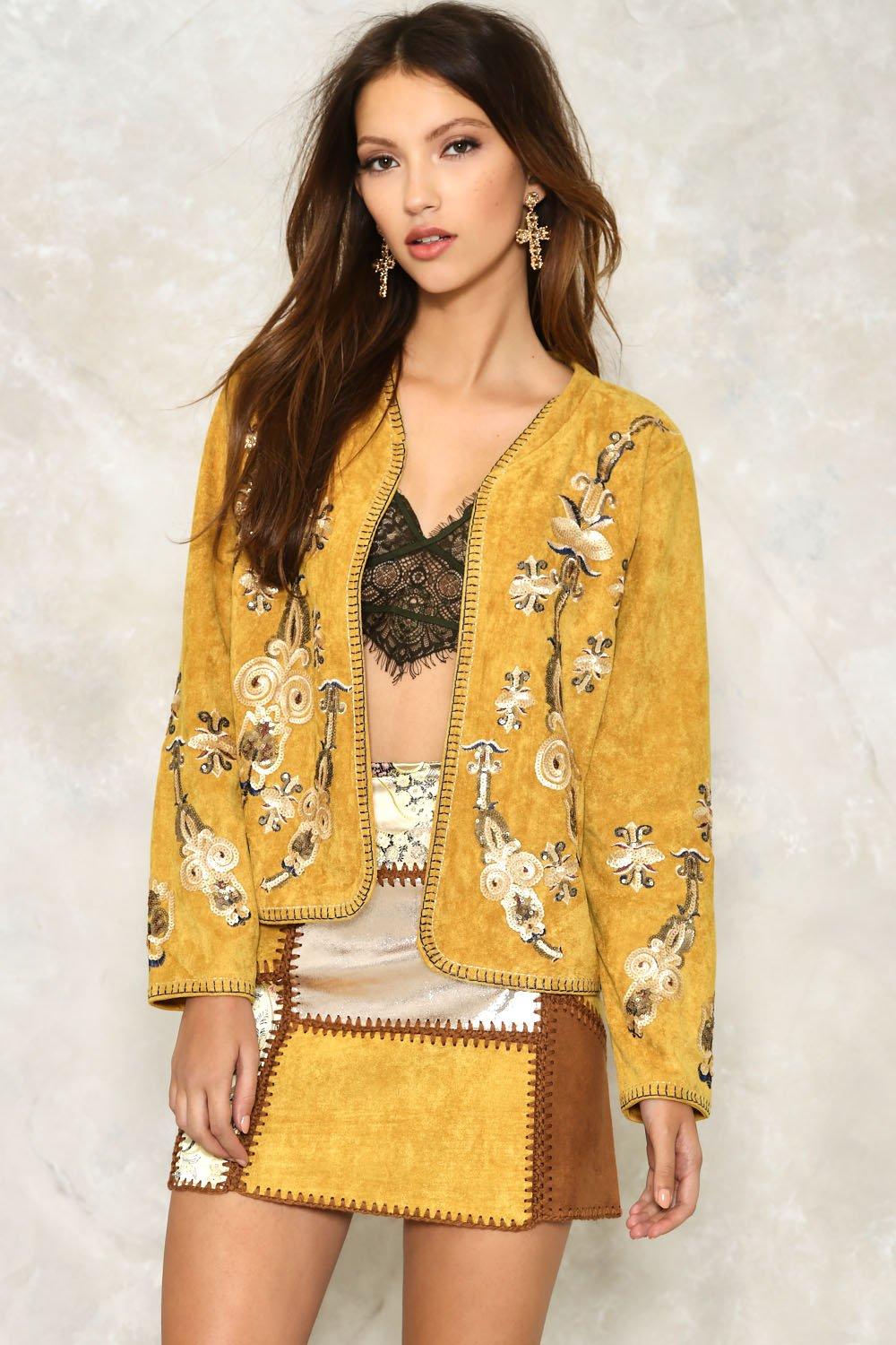 nasty gal sequin jacket